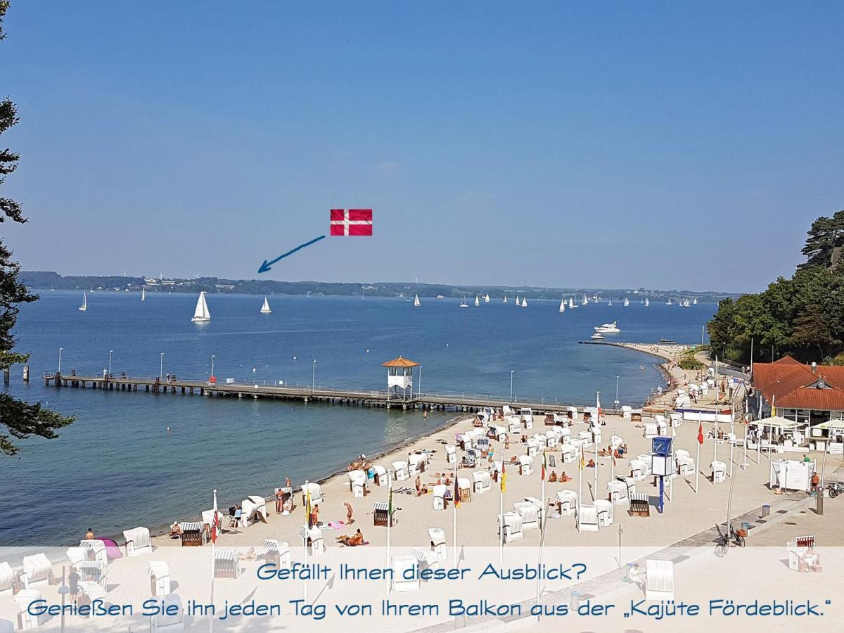 Fewo1846 Intermar - Kajuete Foerdeblick - Familienfreundliches Studioapartment Mit Balkon Und Meerblick Lyksborg Eksteriør billede