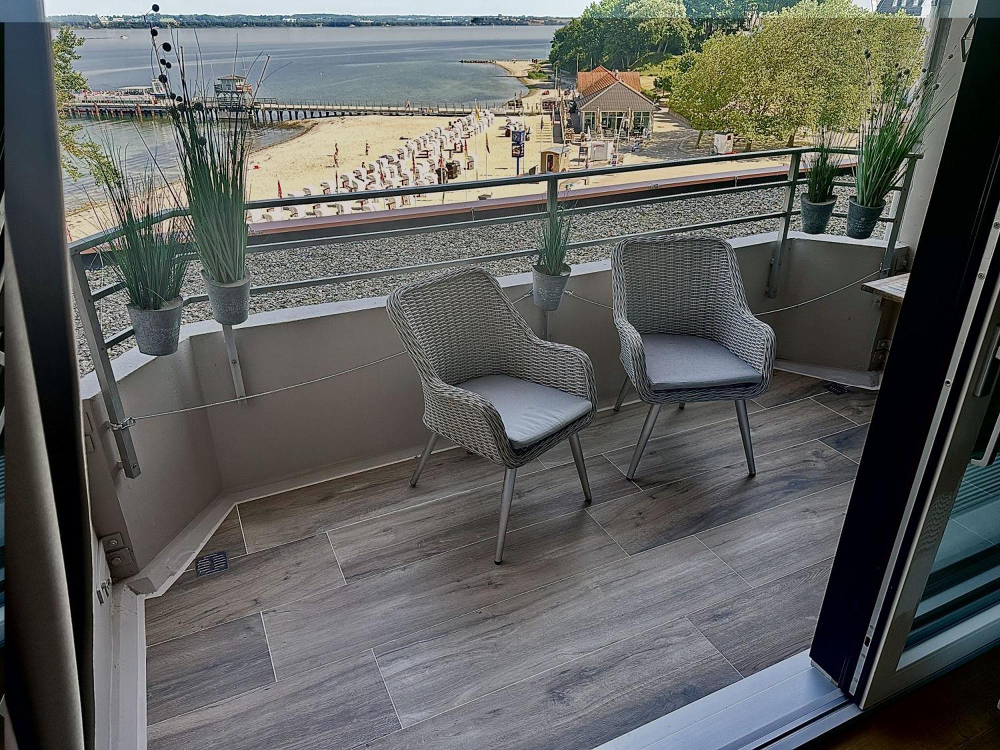 Fewo1846 Intermar - Kajuete Foerdeblick - Familienfreundliches Studioapartment Mit Balkon Und Meerblick Lyksborg Eksteriør billede